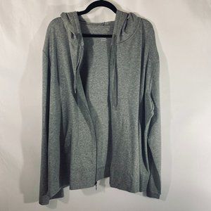 Danskin Women's Gray Sport Jacket with Hoodie